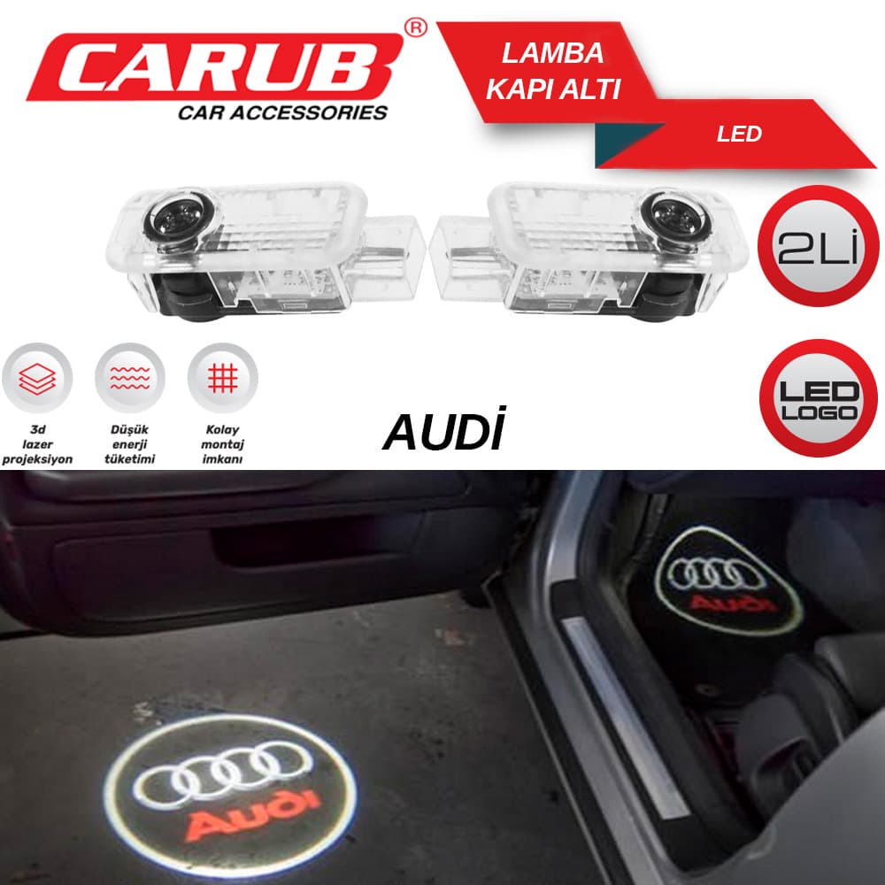 Kapı Altı Işık Logo Araca Özel  AUD  Orjinal