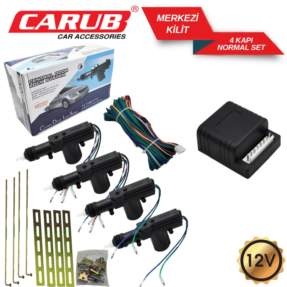Merkezi Kilit 4 Kapı Normal  Set