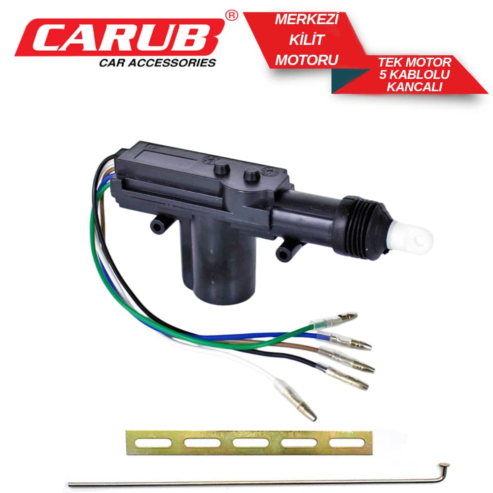 Merkezi Kilit Tek Motor 5Kablolu Kancalı