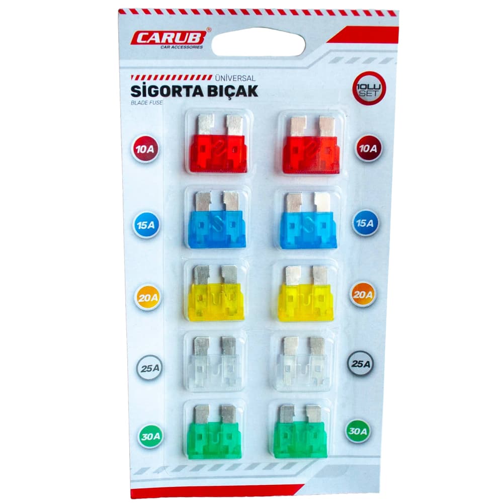 Sigorta Bıçak 10Lu Set