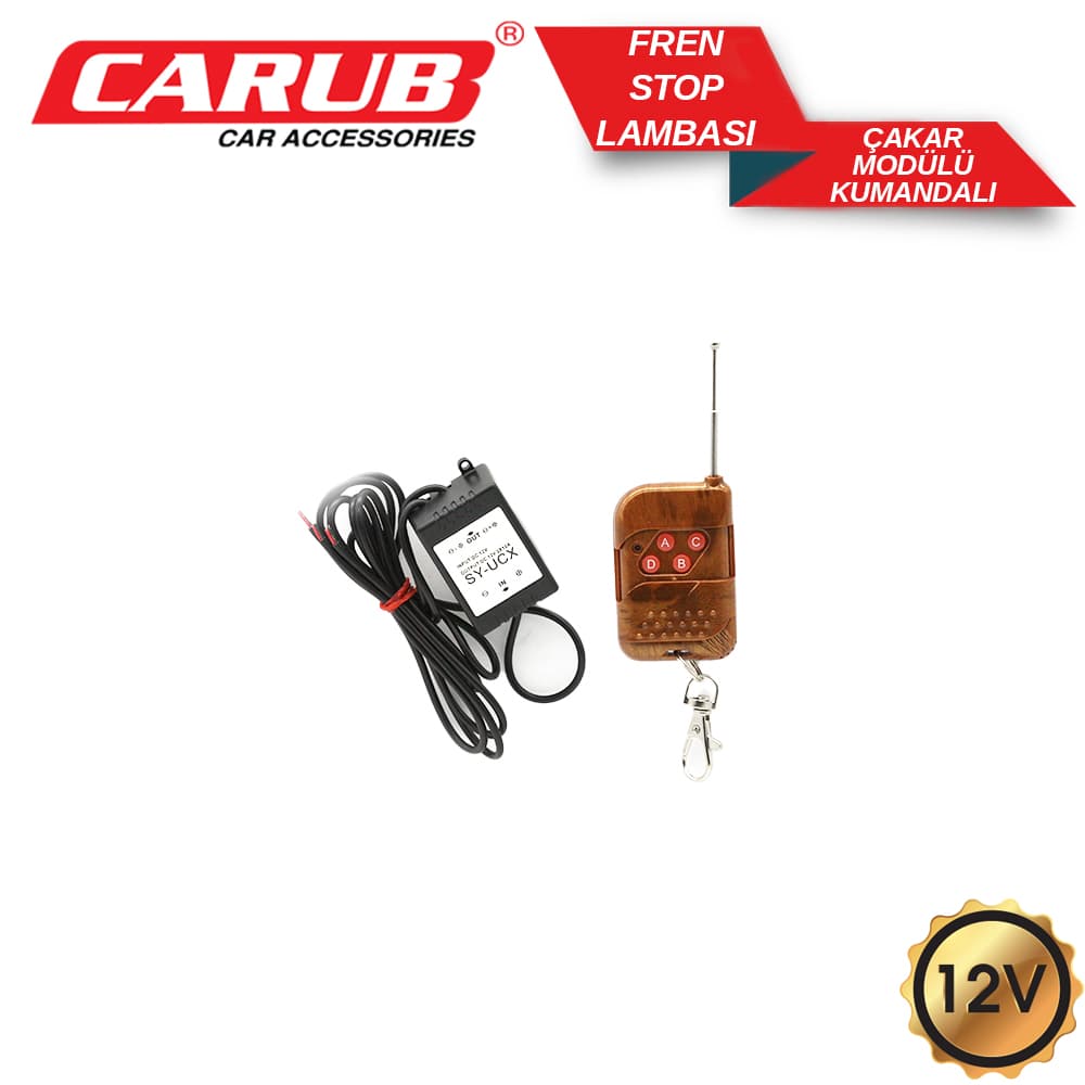 Fren Stop Lamba 12V Çakar Modulü Kumandalı