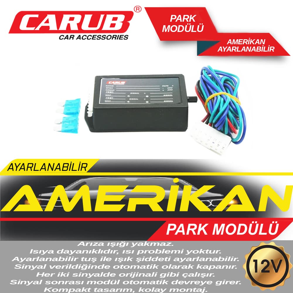 Amerikan Park Ayarlanabilir Sinyal Modül 12V