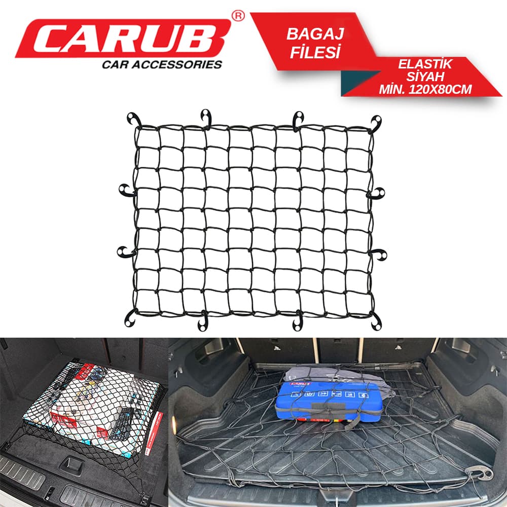 Bagaj Filesi  Elastik120X80cm Siyah