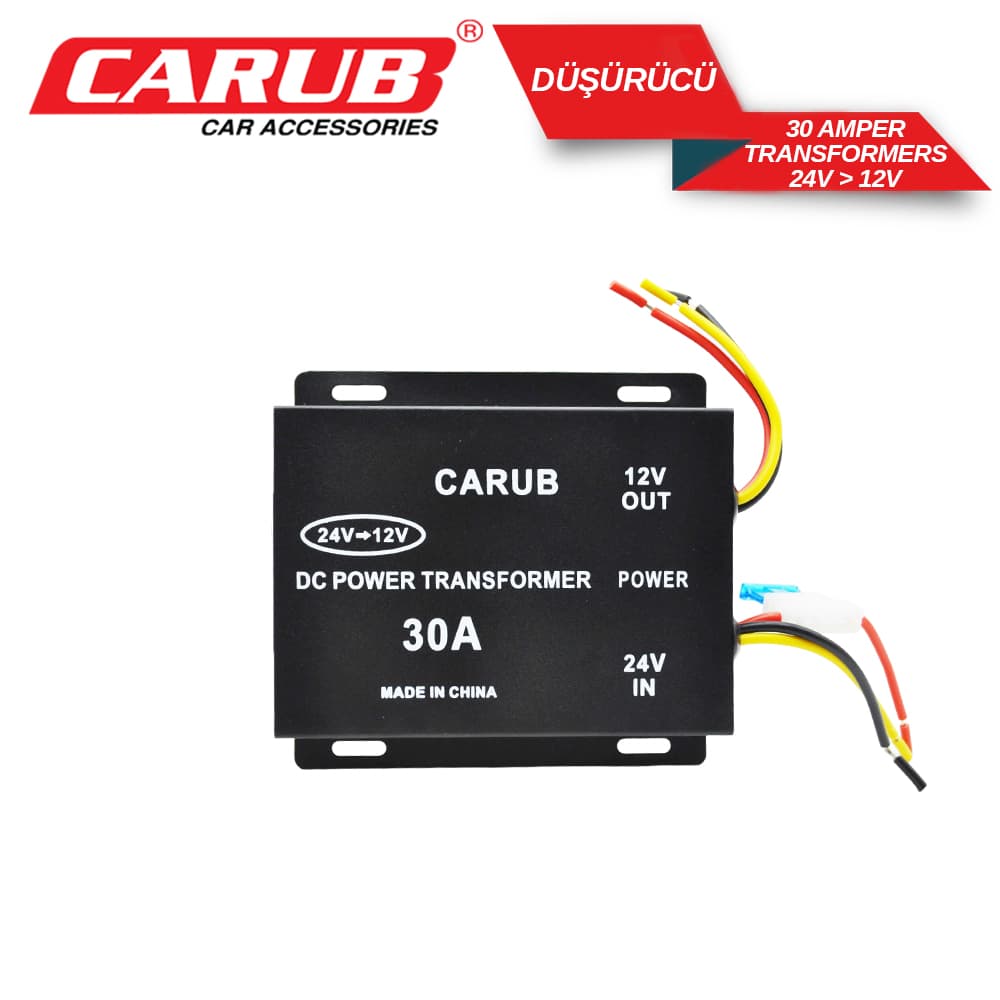 Düşürücü 24V dan12v ta  Transformers  30 Amp