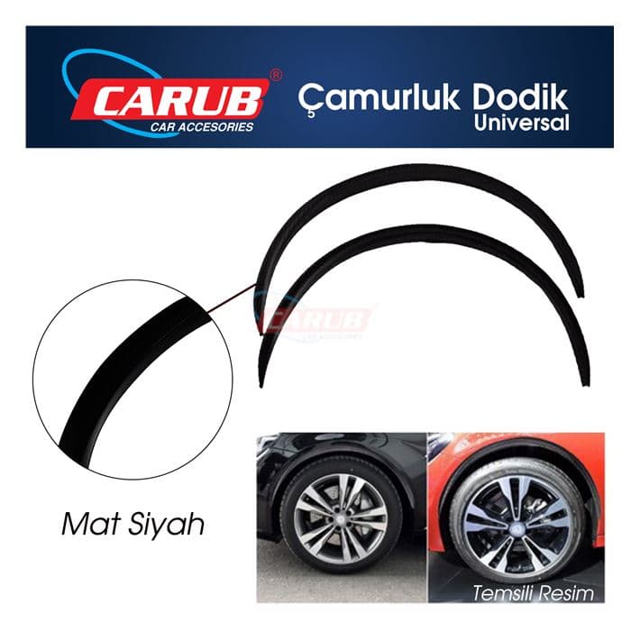Çamurluk Dodik Üniversal 71cm Mat Siyah