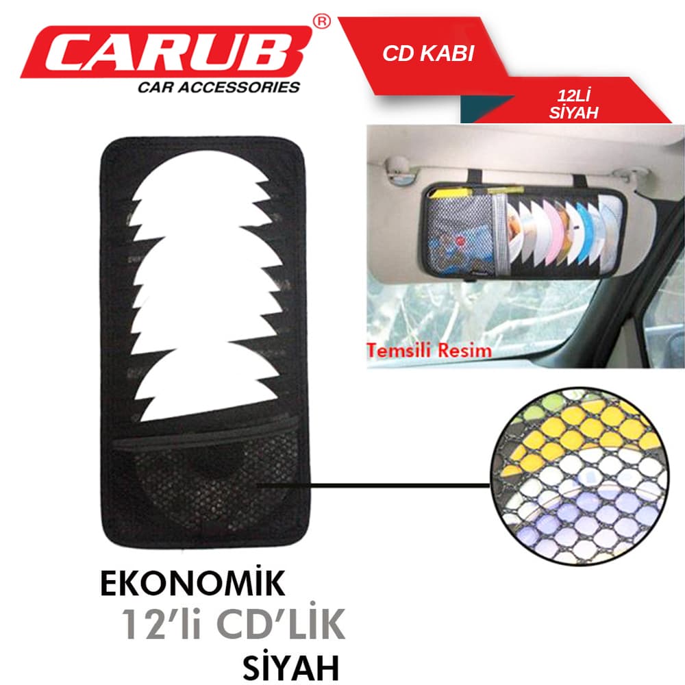 Cd Kabı Siyah 12Li