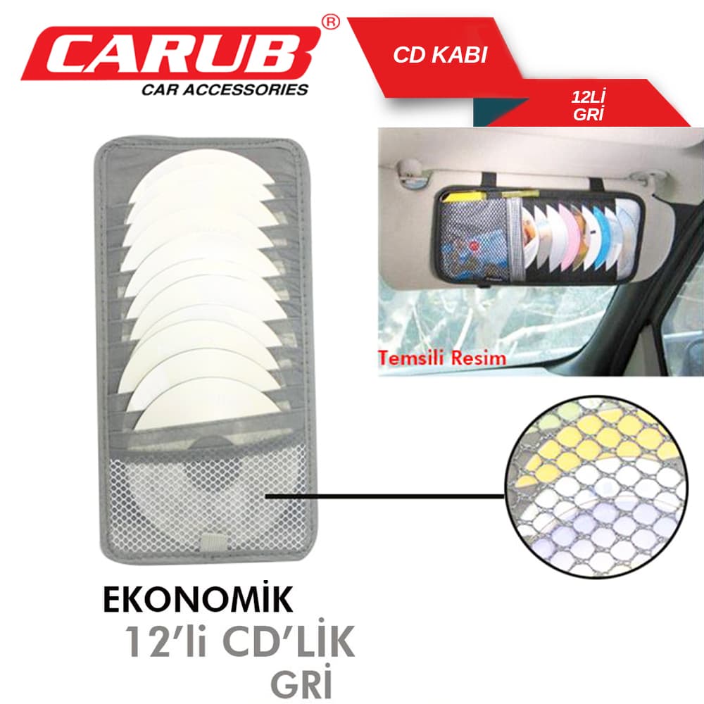 Cd Kabı Gri 12Li