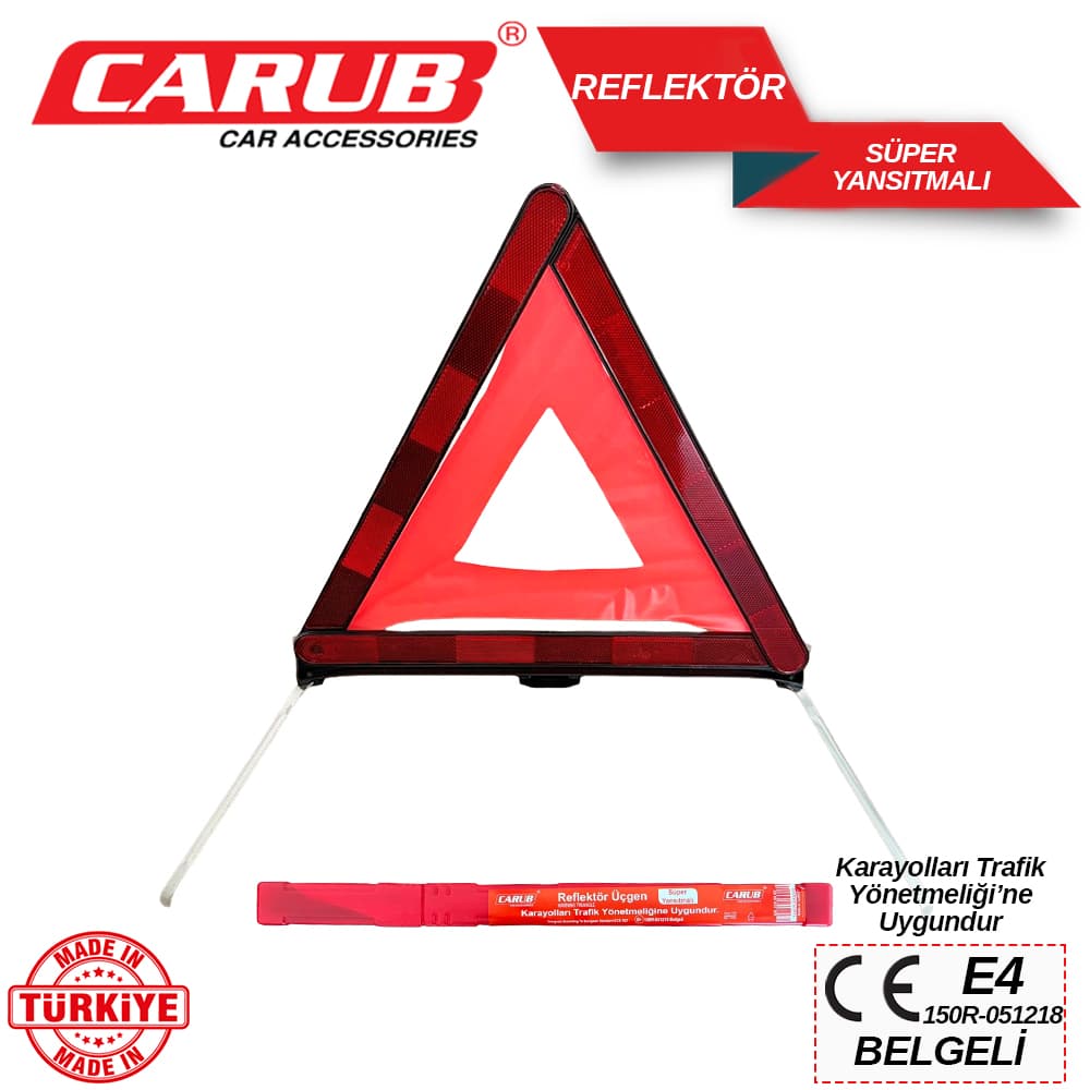 Reflektör Üçgen E4 27R042760 Belgeli