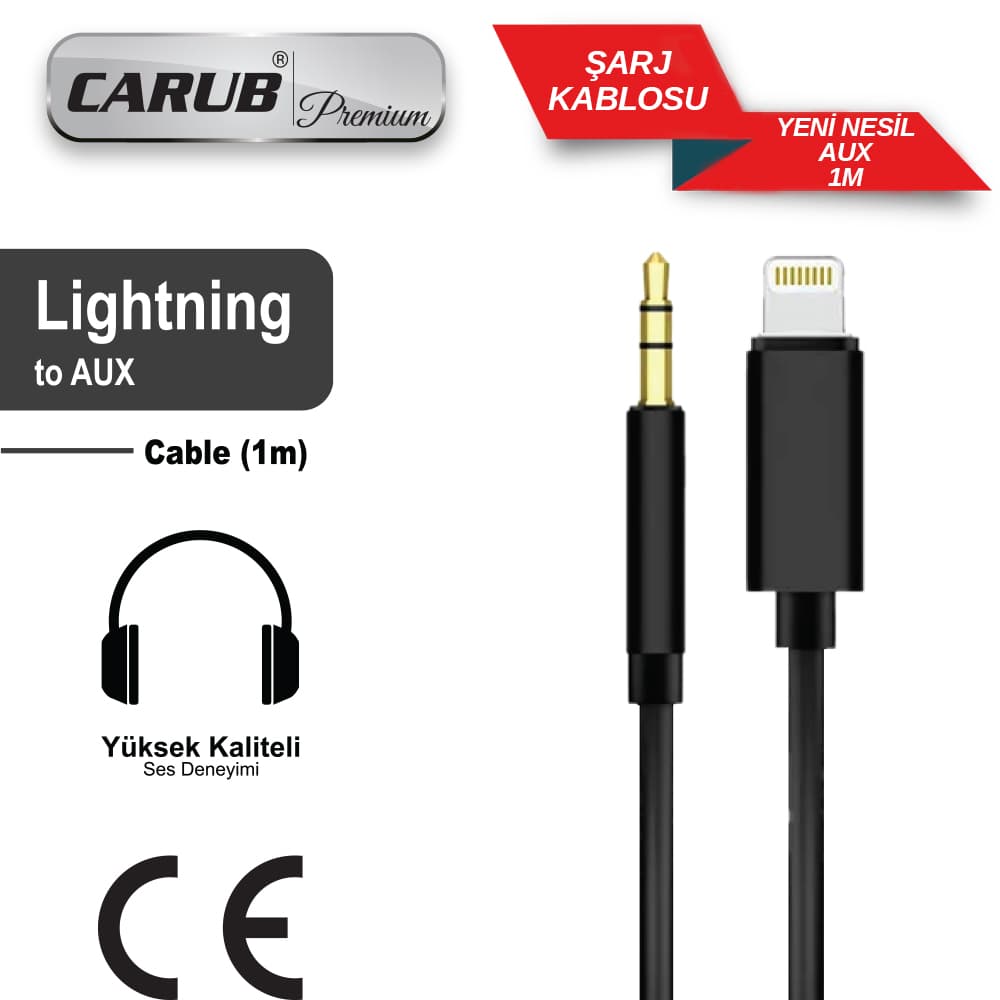 Yeni Nesil Aux Giriş Kab 1.Mt İos Iphone Y.M