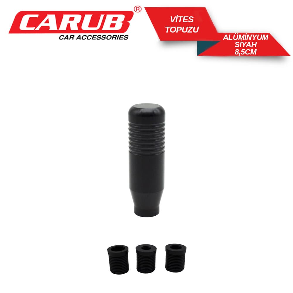 Vites Topuzu Alüminyum Siyah 8.5 Cm