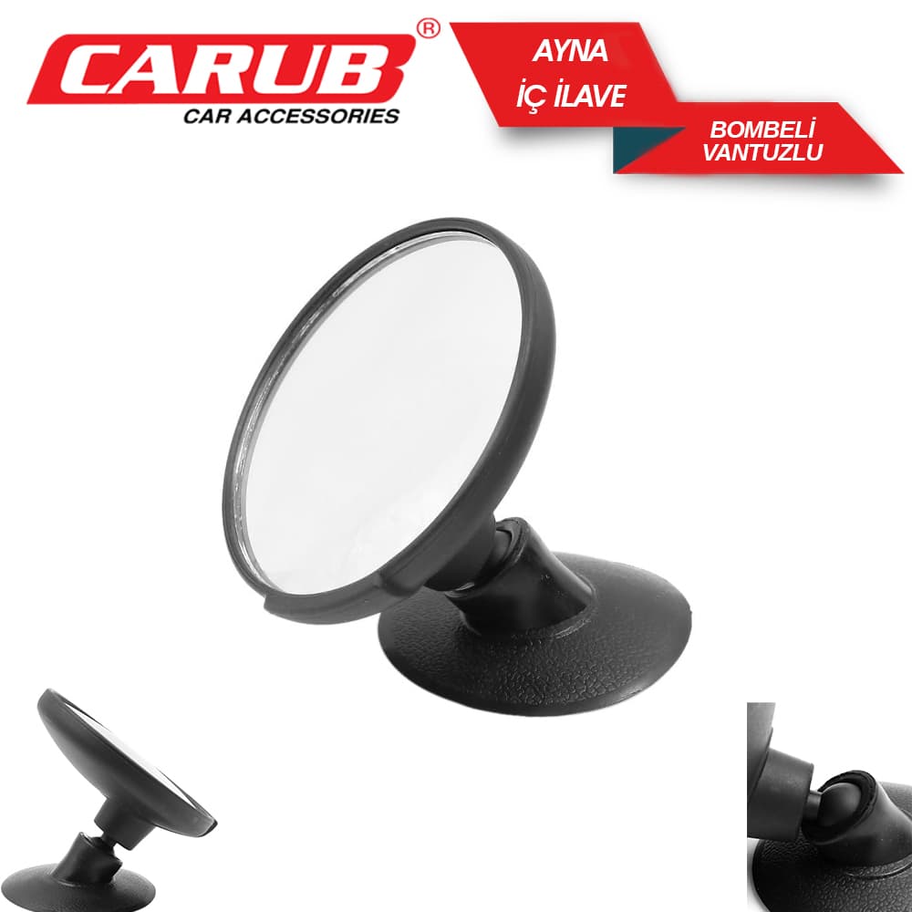 Ayna İç Vantuzlu Bombeli Yuv.8cm Vakum K.