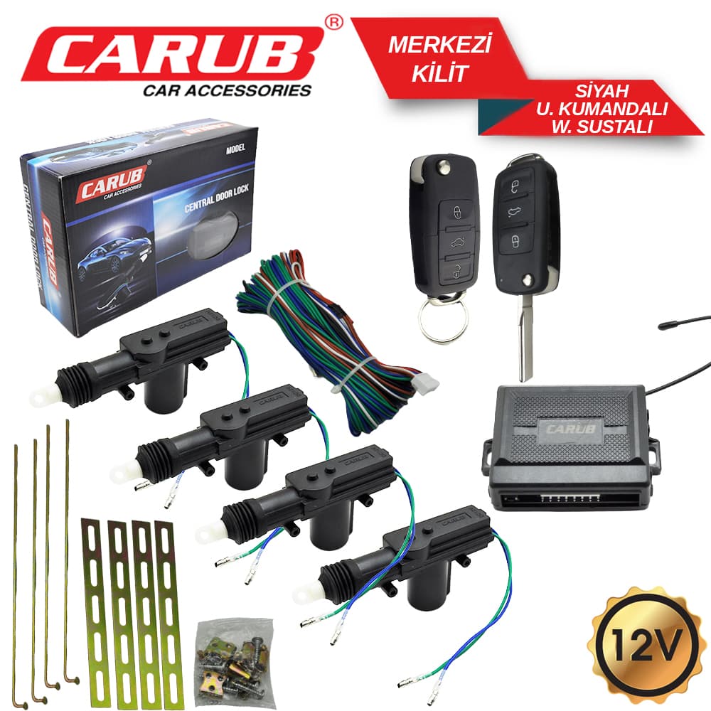 Merkezi Kilit 12V U. Kumandalı W.Sustalı