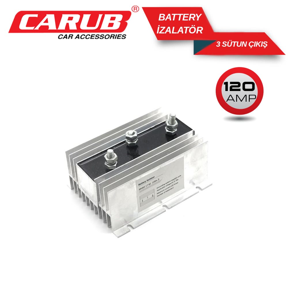 Battery İzalatör 120 Amper 3 Sutun Çıkış